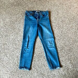 Levi’s Wedgie Fit Straight Leg Women’s Jeans in Dark Wash